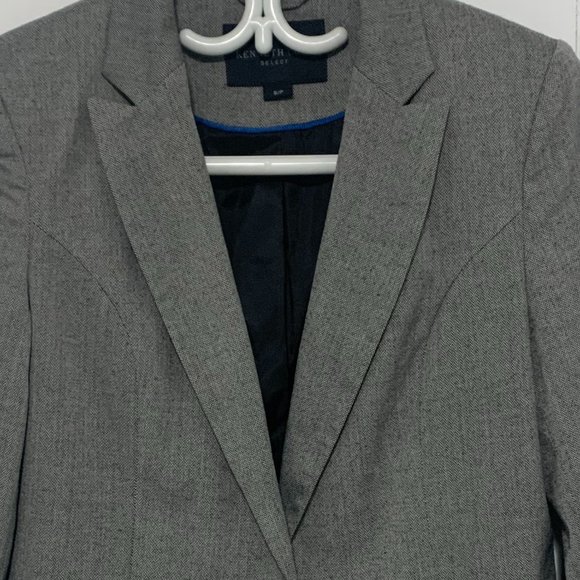 Kenneth Cole Grey Single Breasted Fitted Blazer - Small - Picture 2 of 4